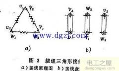 三相異步電動機實物接線圖(三相異步電動機兩種接線方法圖解)